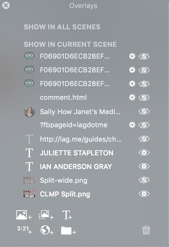 Adding layers in Ecamm Live