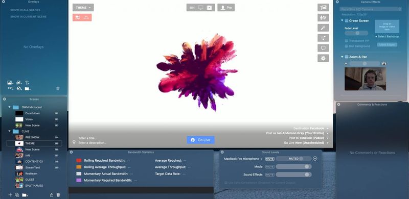 Using Ecamm Live