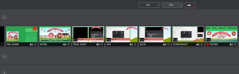Managing Scenes in Wirecast