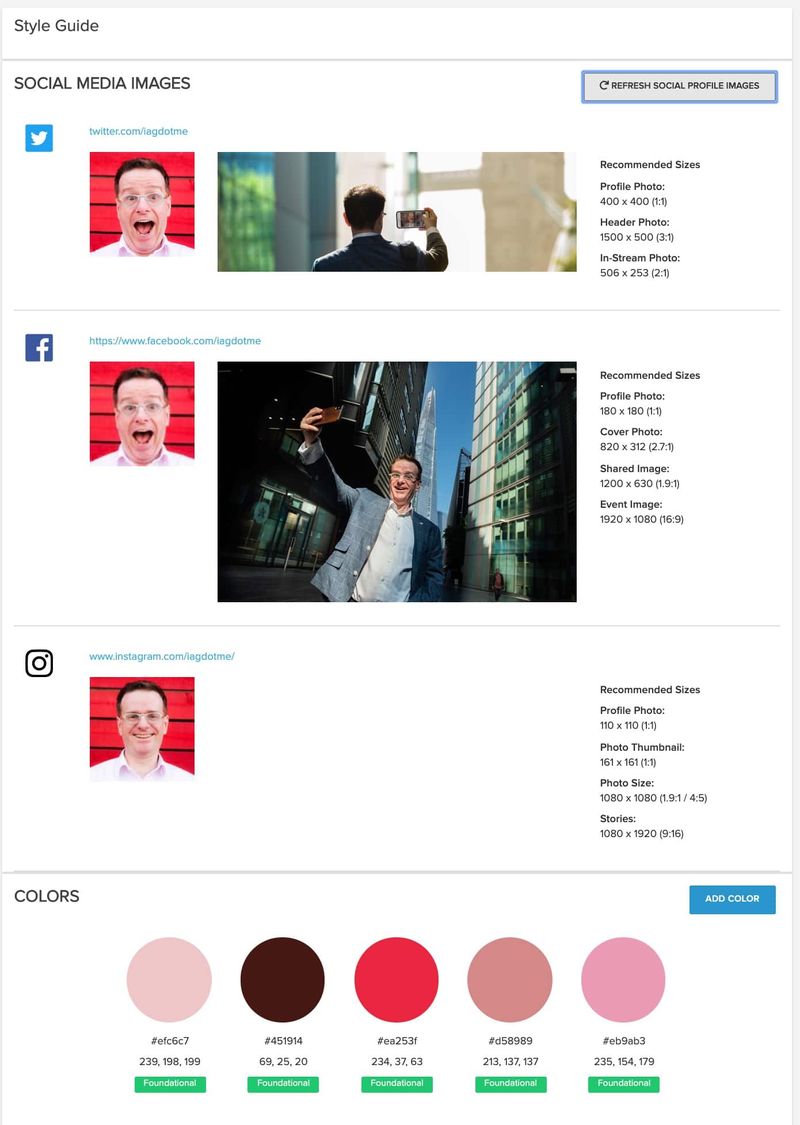 Lately Style Guide
