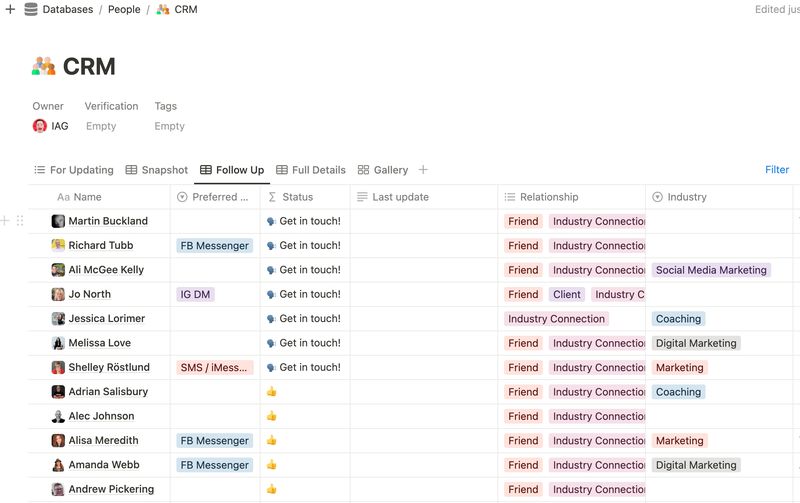 Notion CRM