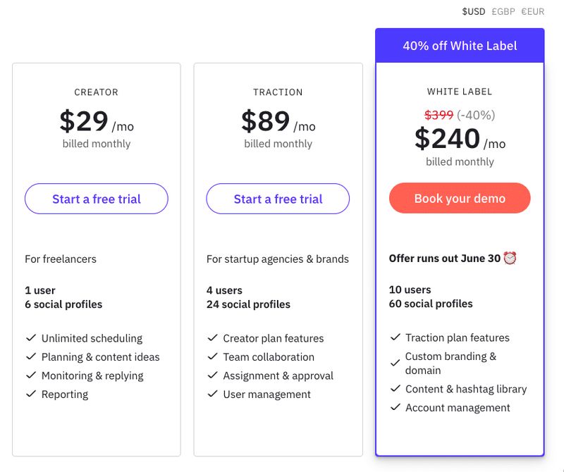 Sendible Prices 2023