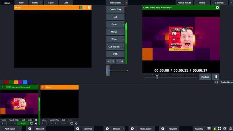 Using vMix on a Windows PC