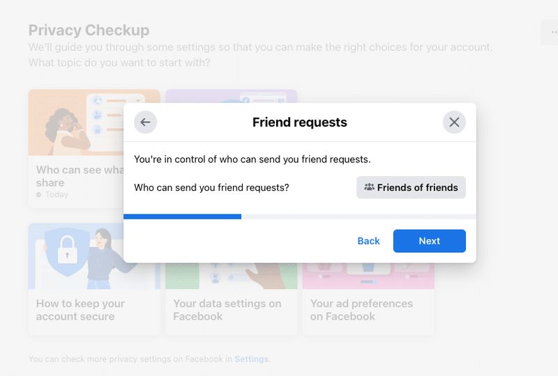 Take control of who can send you Facebook friend requests